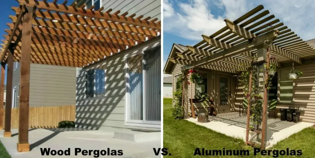 Aluminium Pergola Compared With Traditional Wooden Pergola
