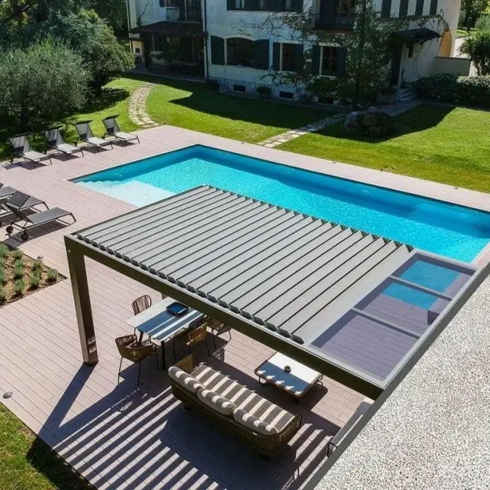 Aluminium Pergola Structural Frame Detail