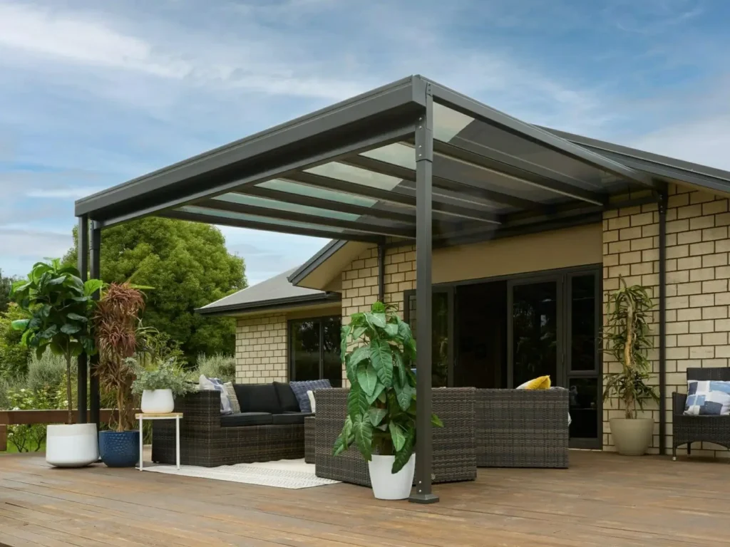 Modern pergola outdoor renovation project at a Sydney residential property