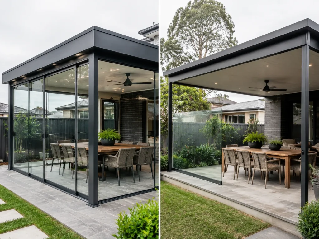 10 full vs partial alfresco enclosure