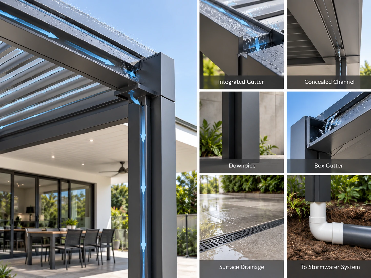 pergola patio outdoor design materials australia